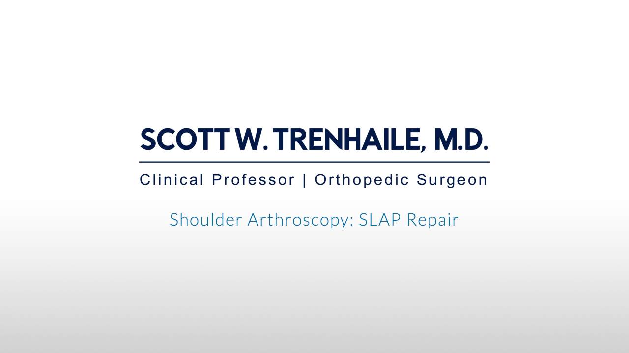 Shoulder Arthroscopy - SLAP Repair Video